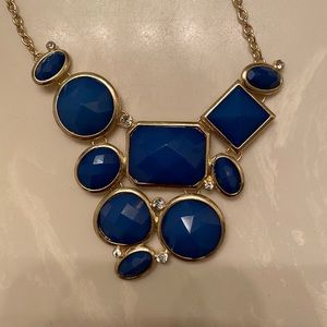 Blue and Gold Necklace